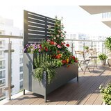  Westman Dekora 5 | Stepenasta čelična žardinjera s re&amp;scaron;etkom | antracit | 40x90x120 Slike