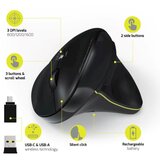 Port Designs Miška PORT ergonomska, WL/BT, polnilna, vertikalna | Shoptok.si