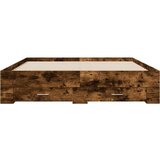  Okvir kreveta s ladicama boja hrasta 160 x 200 cm drveni | shoptok.hr