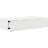 vidaXL Zidna polica s ladicama bijela 80x33x17 cm izrađeno drvo | shoptok.hr