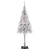 vidaXL Božično drevo med 300 LED z stojalom Bela 180 cm PE in jeklo | Shoptok.si