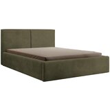MID.YOU OBLAZINJENA POSTELJA 140 cm x 200 cm , les, tekstil, leseni material svetlo zelena | Shoptok.si