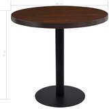 Bistro stol tamnosmeđi 80 cm MDF | shoptok.hr