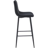  POZZA tabure - crni baršun / crne noge x 1 | shoptok.hr