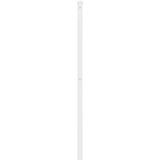  Metalno uzglavlje bijelo 100 cm | shoptok.hr