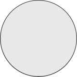 Zidno ogledalo crno Ø 60 cm okruglo | Eponuda.ba