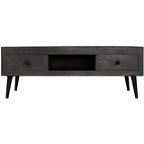 Maison Chic Klubska mizica - kavna mizica - Nizka mizica iz trdnega mangovega lesa 100x60x35 cm, (21754327) Cene