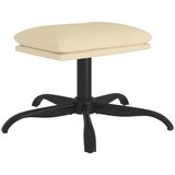 The Living Store Stolček za noge krem 60x60x36 cm blago - Stolček Za Noge, (21419724) | Shoptok.si