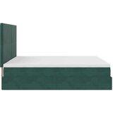 Otomanski posteljni okvir z vzmetnicami zelen 180x200cm žamet, (21653223) | Shoptok.si