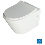 Linni wc šolja rimless elegance bela sjaj sa softclose daskom | ePonuda.com