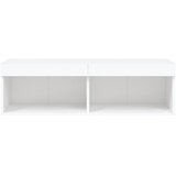 TV ormarić s LED svjetlima bijeli 80x30x30 cm | shoptok.hr