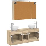  Set namještaja za kupaonicu 4 kom. Hrast sonoma | shoptok.hr