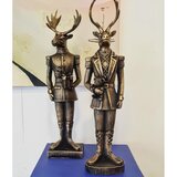 Aberto Design set dekoprativnih figura CY0645, bronzana boja, 2 komada Cene