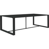 Vanjski blagovaonski stol antracit 120 x 60 x 66 cm aluminijski | shoptok.hr
