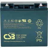 CSB Battery Svinčev akumulator 12 V 20 Ah EVX 12200 EVX12200 svinčeno-koprenasti (AGM) (ŠxVxG) 181 x 167 x 76mm M5 vijačni priključek stabilni cikli,, (20438670) u