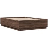  Okvir za krevet smeđi hrast 135x190 cm konstruirano drvo | Eponuda.ba