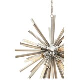 Premier Housewares Kovinska viseča svetilka s steklenim senčilom ø 75 cm Karlo – | Shoptok.si