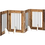  Vrata za pse z stojali 4 pcs Star les 60 x 80 cm Inženirski les, (5000232785) | Shoptok.si