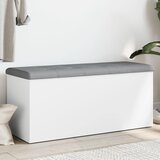 vidaXL Klupa za pohranu bijela 102 x 42 x 45 cm od konstruiranog drva Cijene