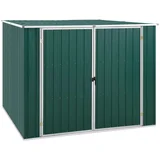 vrtna lopa zelena 195x198x159 cm pocinkano jeklo