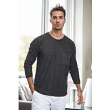 Dewberry 91626 Knitwear Mens Sweater-ANTHRACITE