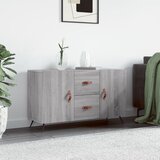 The Living Store Komoda siva sonoma 100x36x60 cm konstruiran les - Komoda, (21837346) Cene
