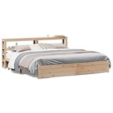  Posteljni okvir z vzglavjem 180x200 cm borovina, (21310874) | Shoptok.si