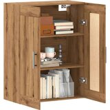 vidaXL Stenska omarica artisan hrast 69,5x34x90 cm inženirski les | Shoptok.si