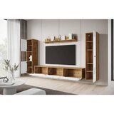 MID.YOU Dnevni Regal Bogota Xl, Bela, Barva Hrasta, 4-Delno | Shoptok.si