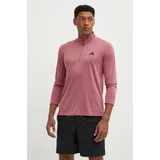 Adidas Pulover za vadbo Train Essentials roza barva, IW3394