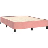  Posteljni okvir roza 140x200 cm žamet, (20795110) | Shoptok.si