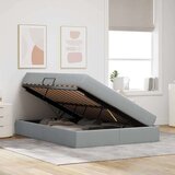  Krevet s madracem i skladištem Svijetlo siva 140 x 190 cm | shoptok.hr