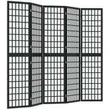 Maison Chic Zložljiv 5-delni Paravan - Sobne pregrade japonski stil 200x170 cm črne barve, (22111494) | Shoptok.si