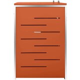  Spremište za dvije kante za smeće 138 x 77 5 x 115 5 cm čelično | shoptok.hr
