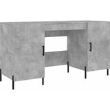  Radni stol boja betona 140 x 50 x 75 cm od konstruiranog drva | shoptok.hr