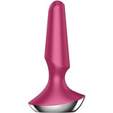Satisfyer vibracijski analni čep Plug-ilicious 2, crveni | shoptok.hr