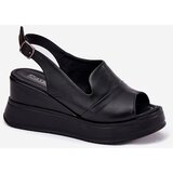ARTIKER Ladies Leather Wedge Sandals | Shoptok.si