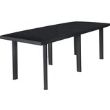 The Living Store Vrtna miza plastika 216x90x72 cm antracitna - Vrtna Miza, (21463051) Cene