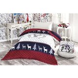  Bonheur - Red, Dark Blue RedWhiteDark Blue Single Blanket Cene