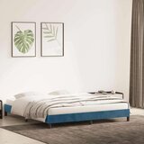  Okvir kreveta bez madraca tamnoplavi 200x210 cm baršun | shoptok.hr