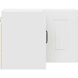 vidaXL Stenska kuhinjska omarica Visok sijaj bela 57 x 57 x 40 cm | Shoptok.si