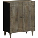  Komoda svijetlo siva 60x33,5x75 cm Puno drvo Mango | shoptok.hr