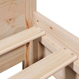 vidaXL Okvir kreveta bez madraca 200 x 200 cm od masivne borovine | shoptok.hr
