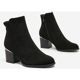 Resti Black women's low stiletto boots Traestra | shoptok.hr