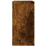 vidaXL Stenske police kockaste 2 kosa dimljeni hrast 30x15x30 cm | Shoptok.si