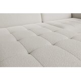 ELTAP Krem sklopiva/s prostorom za odlaganje kutna garnitura od bouclé tkanine (s lijevim kutom/s ležaljkom) Gomsi – | shoptok.hr