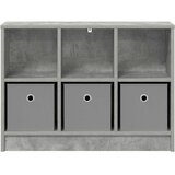  Strani šal s predalom Betonsko siva 73,5 x 22,5 x 53,5 cm, (5000233783) | Shoptok.si