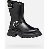 Geox Black Girls Ankle Boots Maquinnens - Girls | Shoptok.si