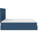  Otomanski okvir kreveta s madracima plavi 200x200cm tkanine | shoptok.hr