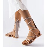 Gemre Grey high-tied sandals Heliport | Shoptok.si